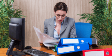Woman at work 